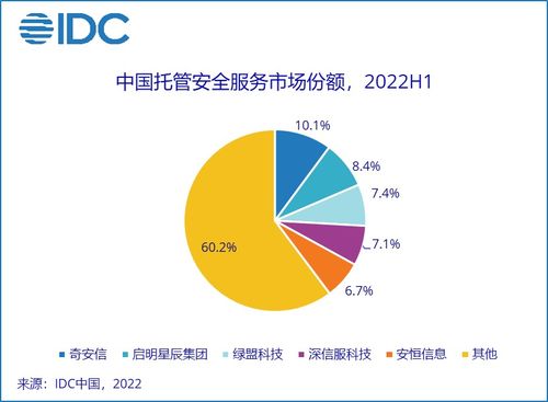 2022上半年中國IT安全服務市場穩步增長，廠商總收入達12.25億美元，漲幅11%